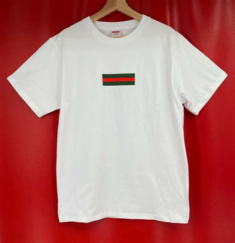 supreme gucci box logo replica|supreme box logo t shirt.